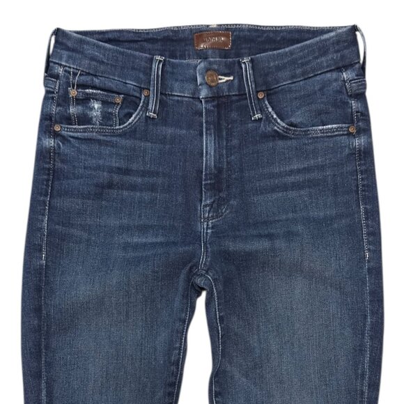 Mother The Looker Ankle Fray Jeans Size 25 Stretch Denim Invitation Only - Picture 3 of 8